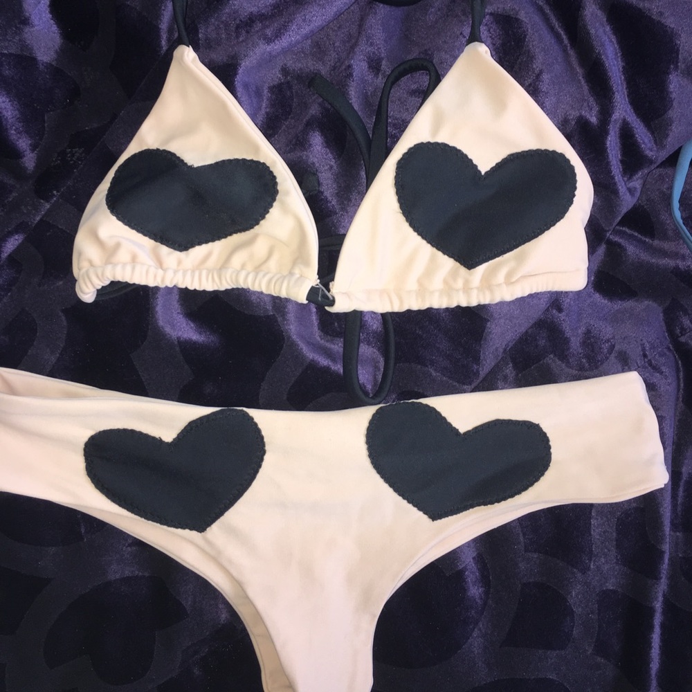 lolli nude/pink heart set